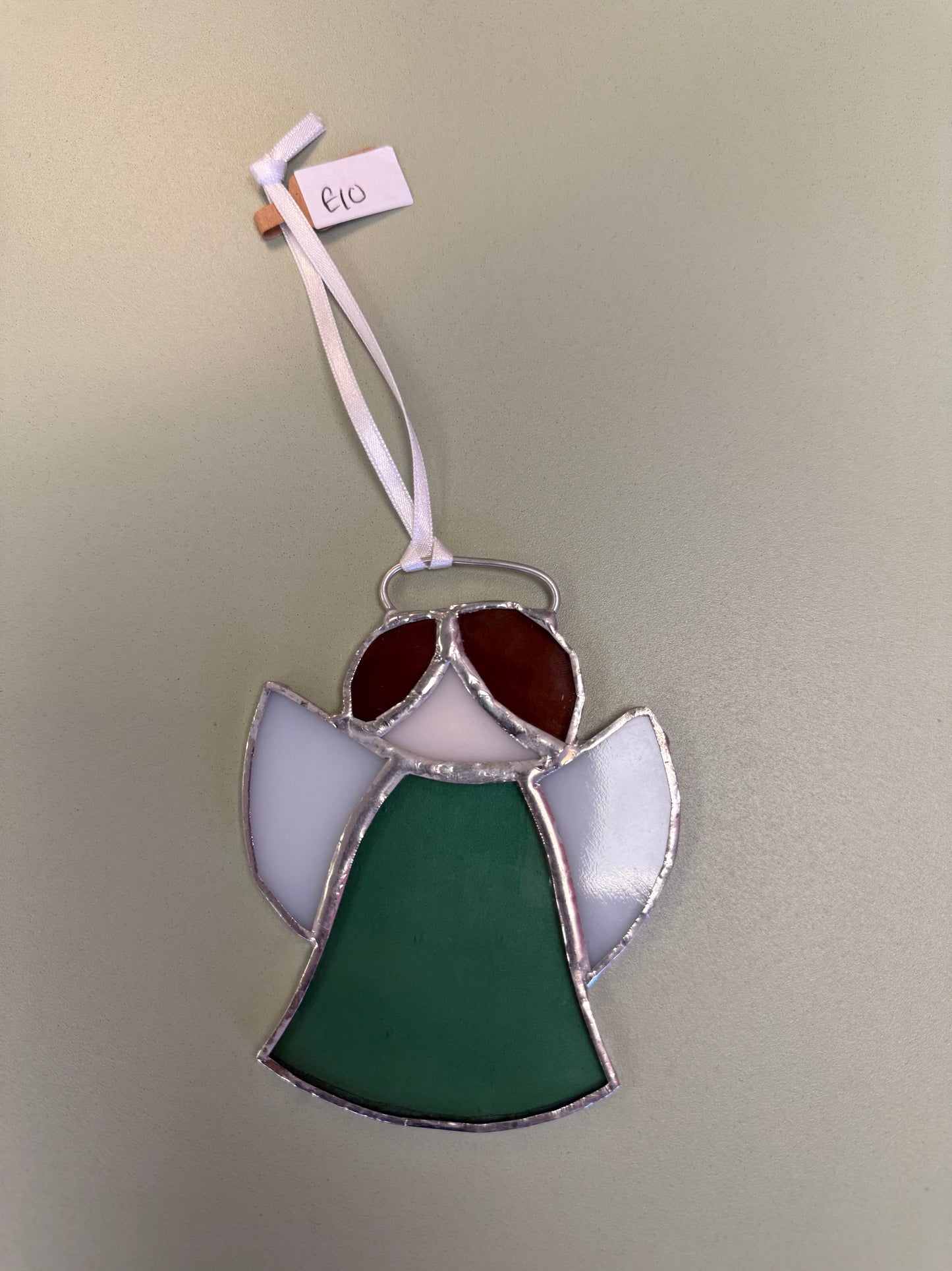 Angel (green) by Sarah Wales Glass