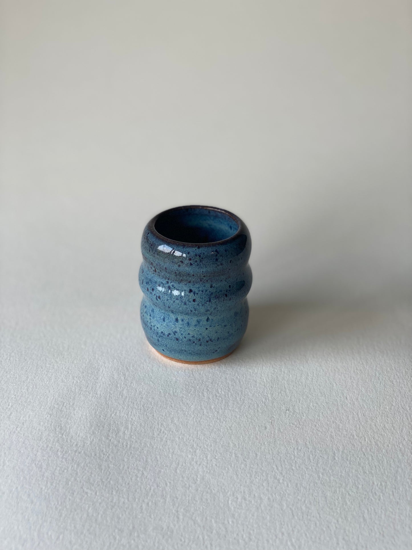 Blue Ember Mini Bud Vase - by Ceramics in the Annexe