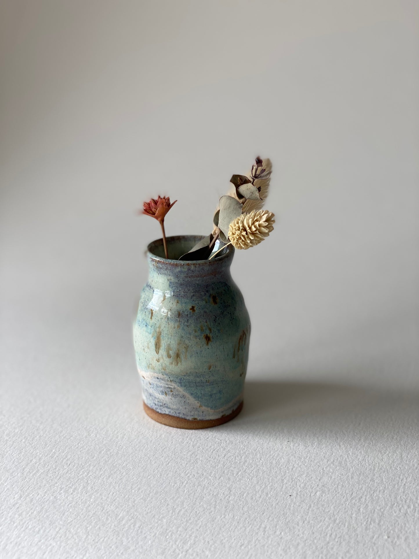 Sea foam & Sand Mini Bud Vase - by Ceramics in the Annexe