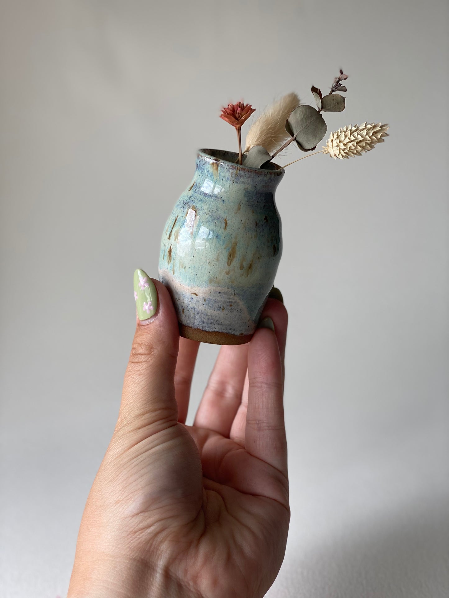 Sea foam & Sand Mini Bud Vase - by Ceramics in the Annexe