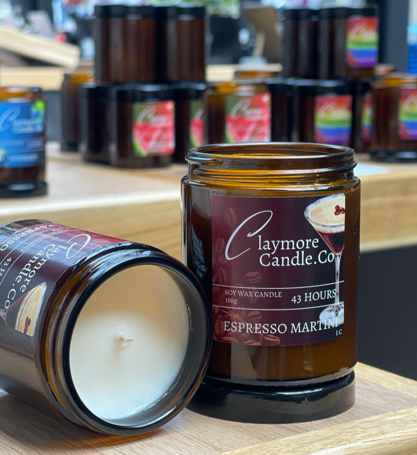 Espresso Martini Candle by Claymore Candle. Co