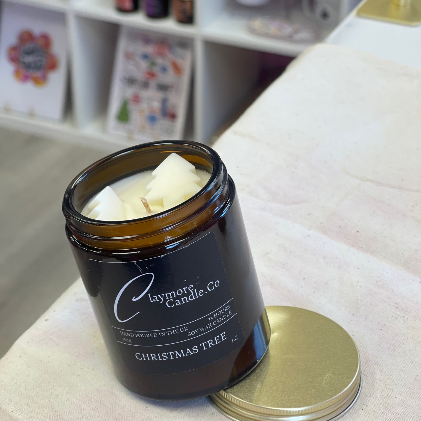 Christmas tree Candle by Claymore Candle. Co