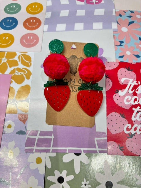 Pom Stack earrings - Moody Cow