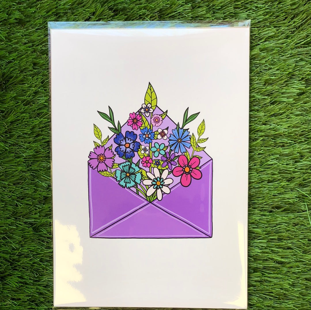 Sinead & Peggy A5 Floral Envelope Print