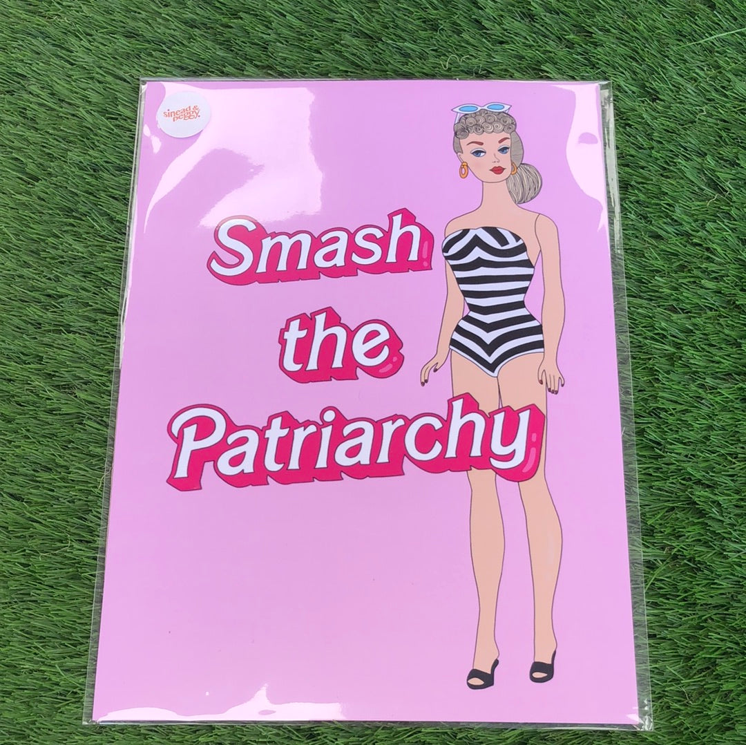 Sinead & Peggy A4 Print - Smash the Patriarchy