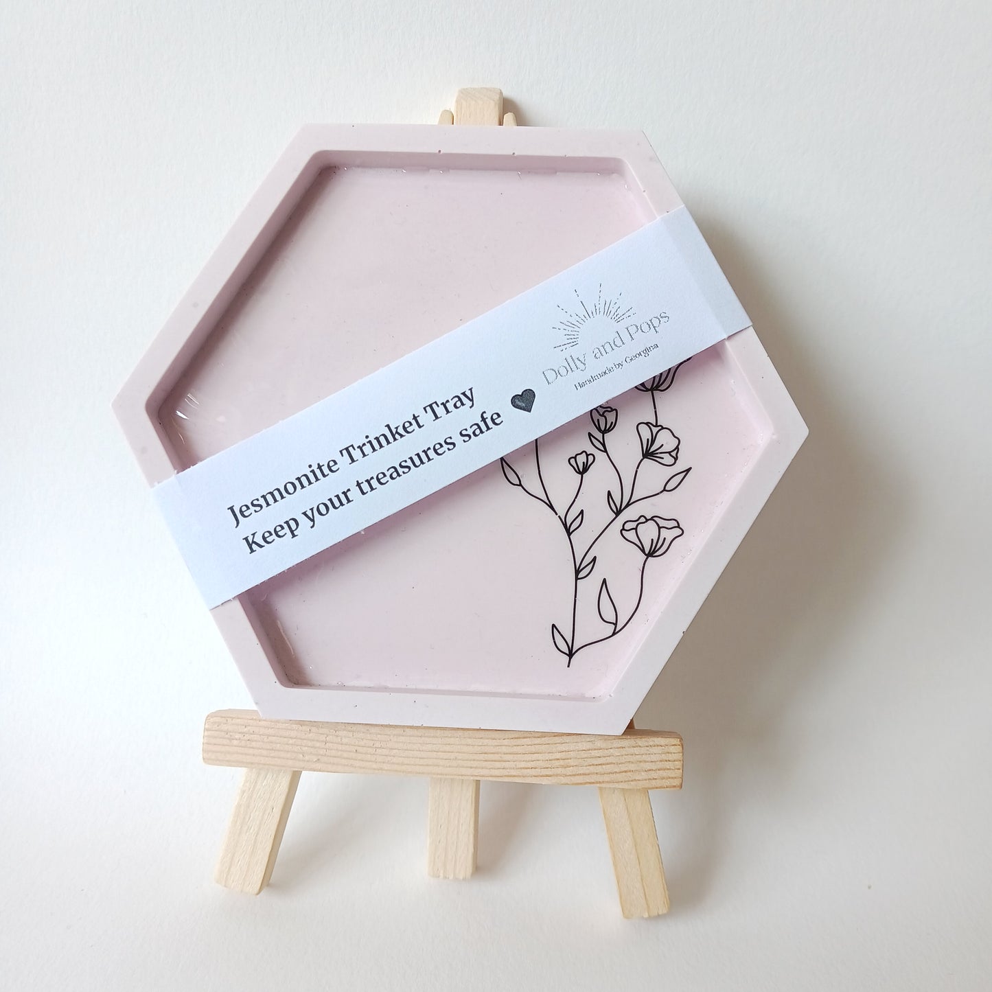 Hexagon Trinket Tray by Dolly and Pops