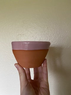 Pink large bowl by Chynhale Ceramics