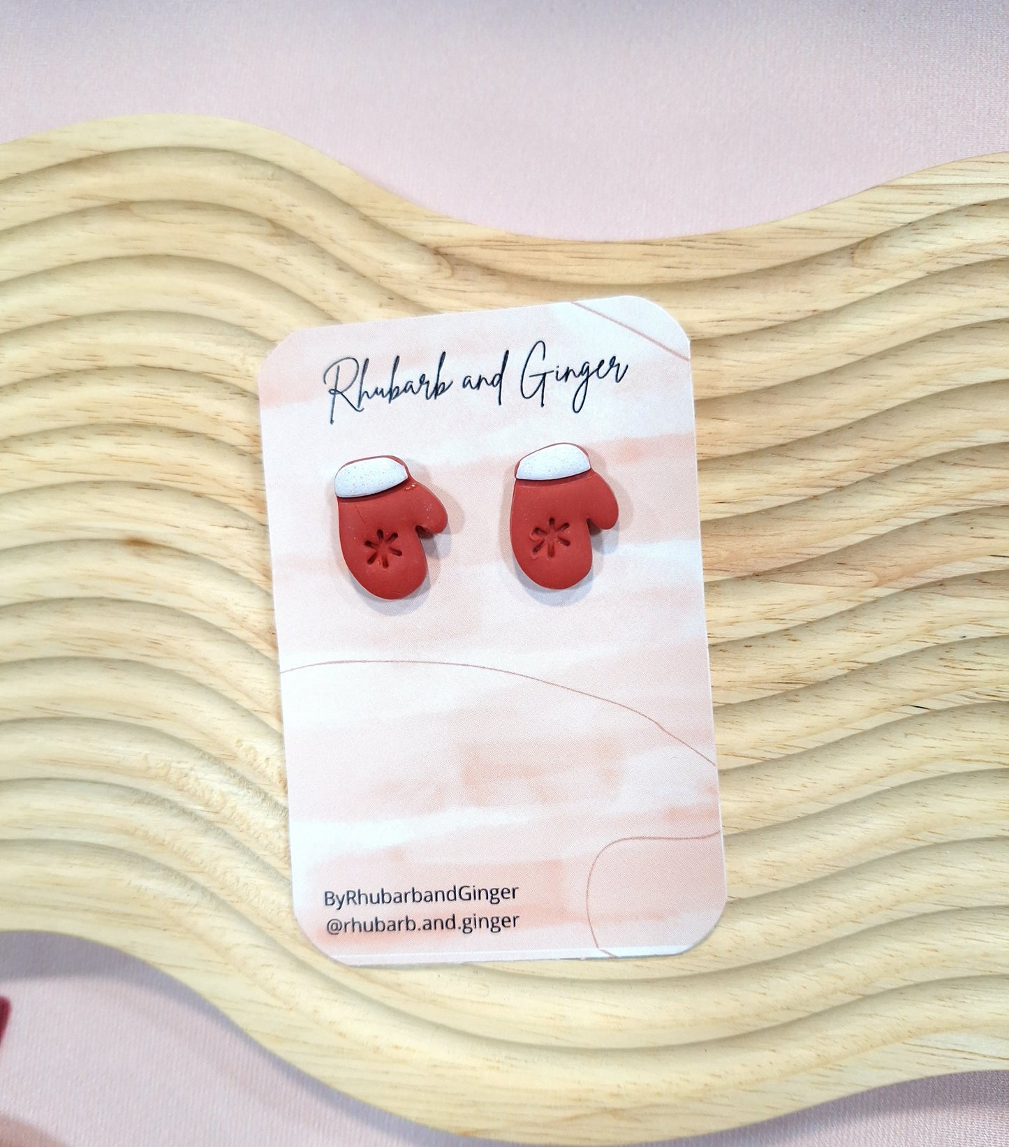 Christmas Studs by Rhubarb and Ginger