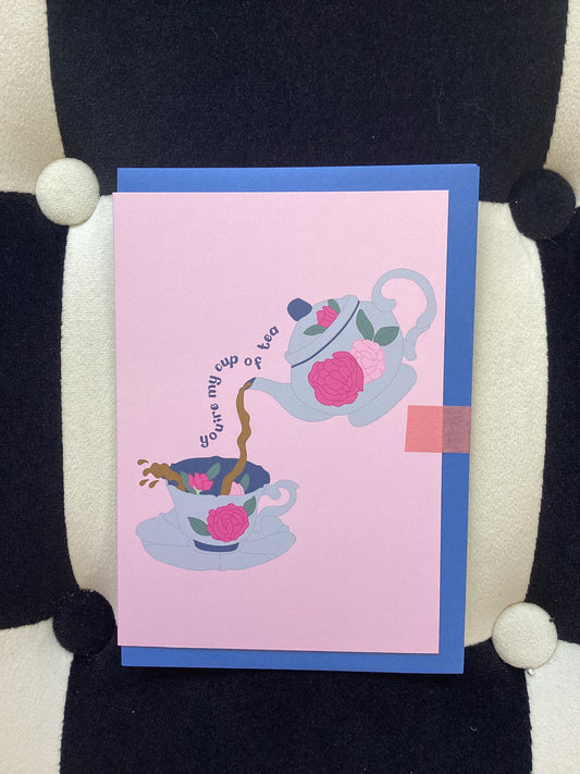 Roshni Desai- you’re my cup of tea A6 card