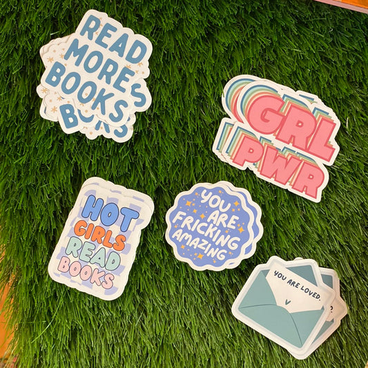 Book on a Hook Stickers