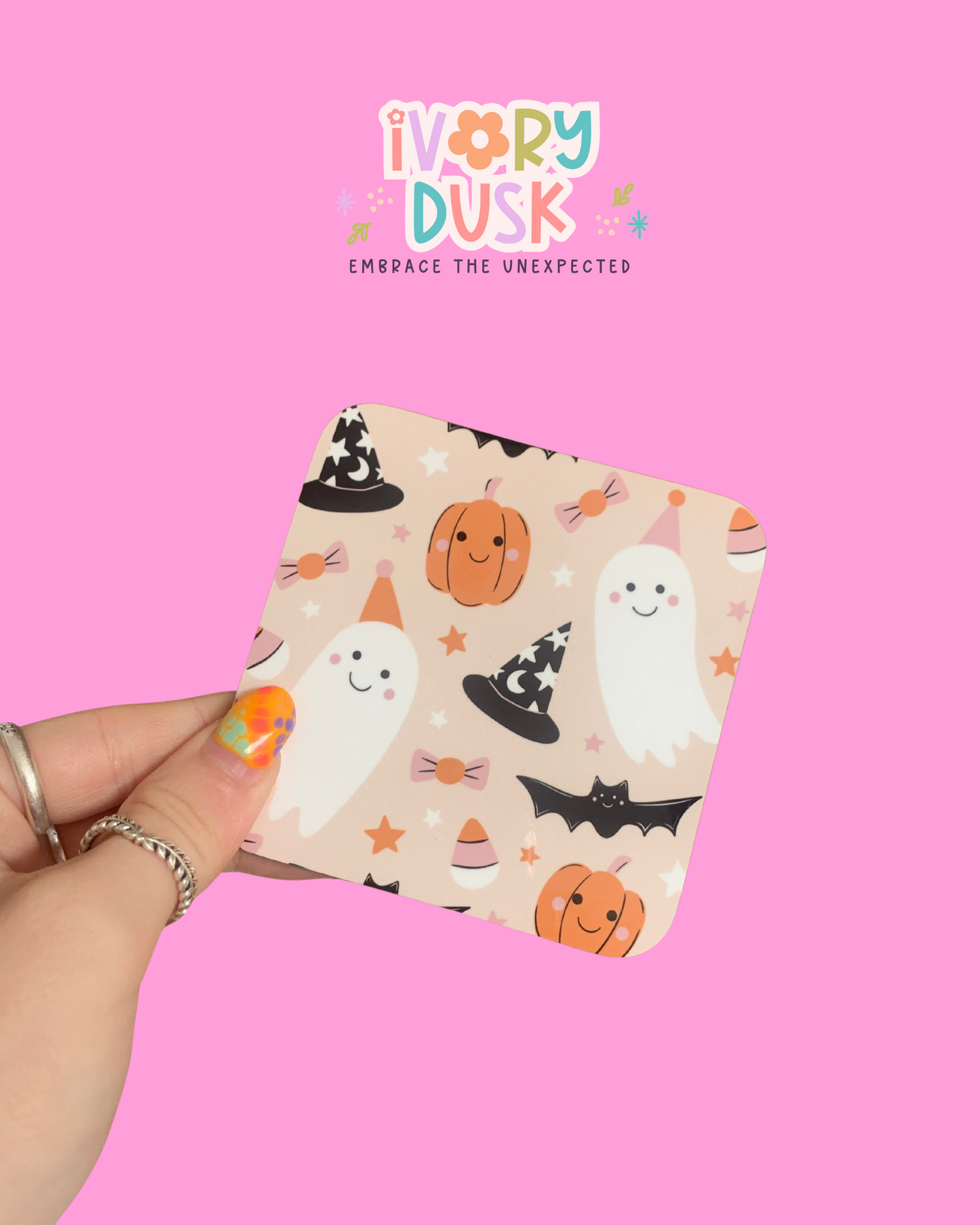 Ghost Party Coaster by Ivory Dusk