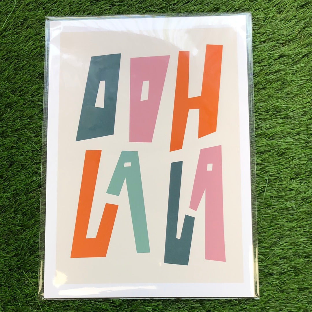 Natalie Cass Art A4 Print - Ooh La La