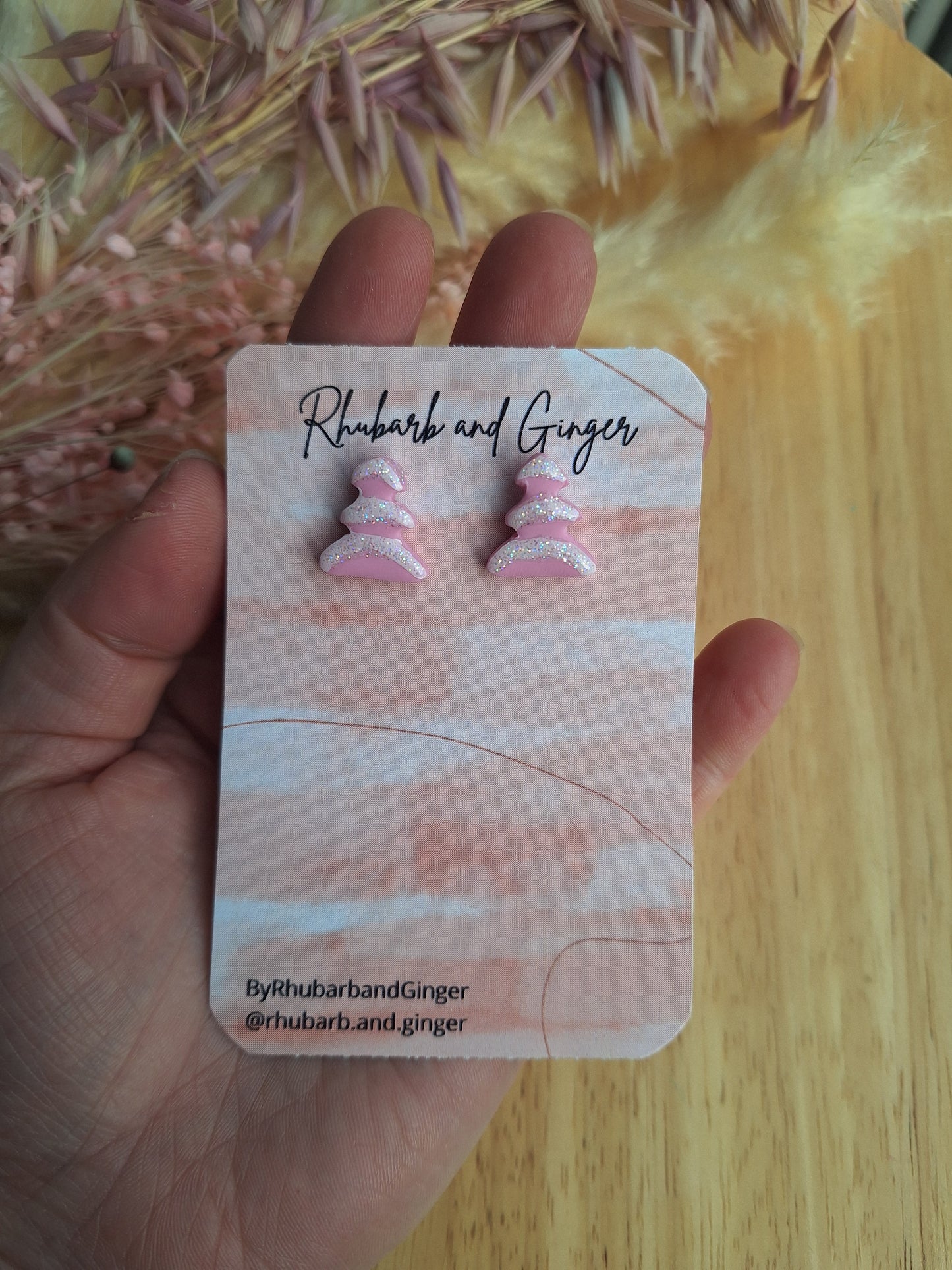 Christmas Studs by Rhubarb and Ginger