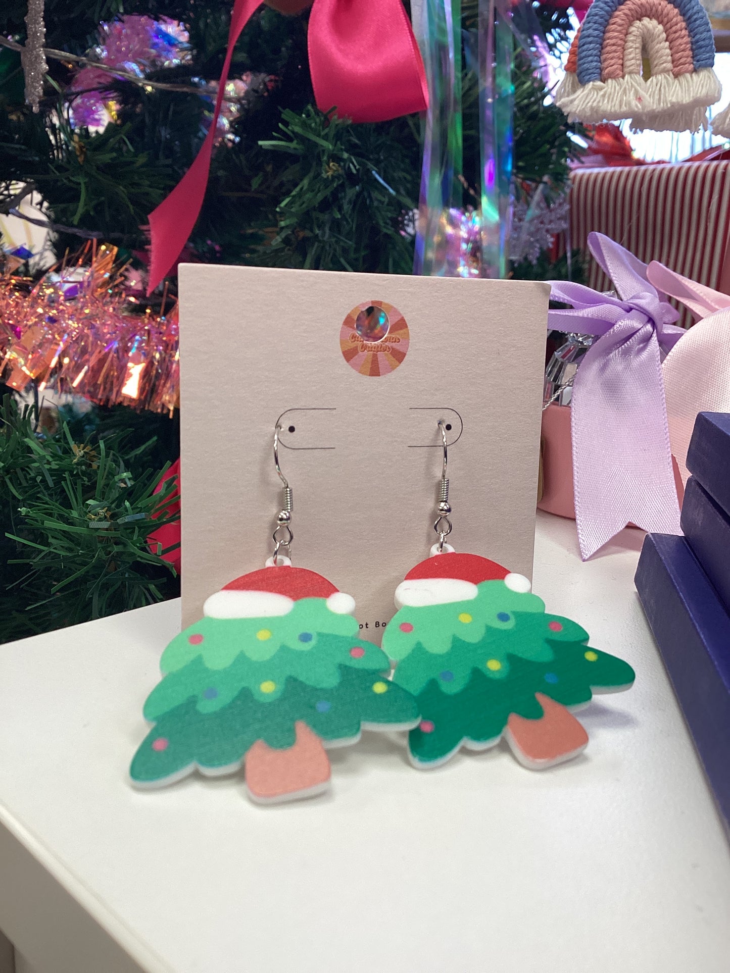 Christmas Earrings by The Campervan Crafter