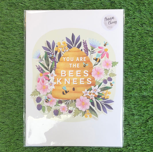 Anna Cheng A4 Print - You are the Bees Knees