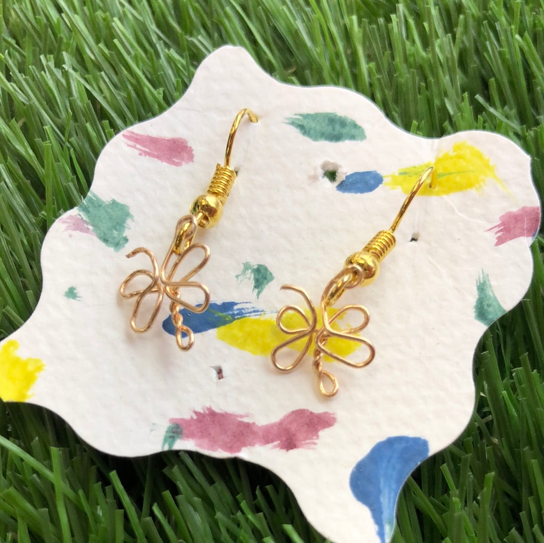 Small Butterfly Earrings by Beau Soleil