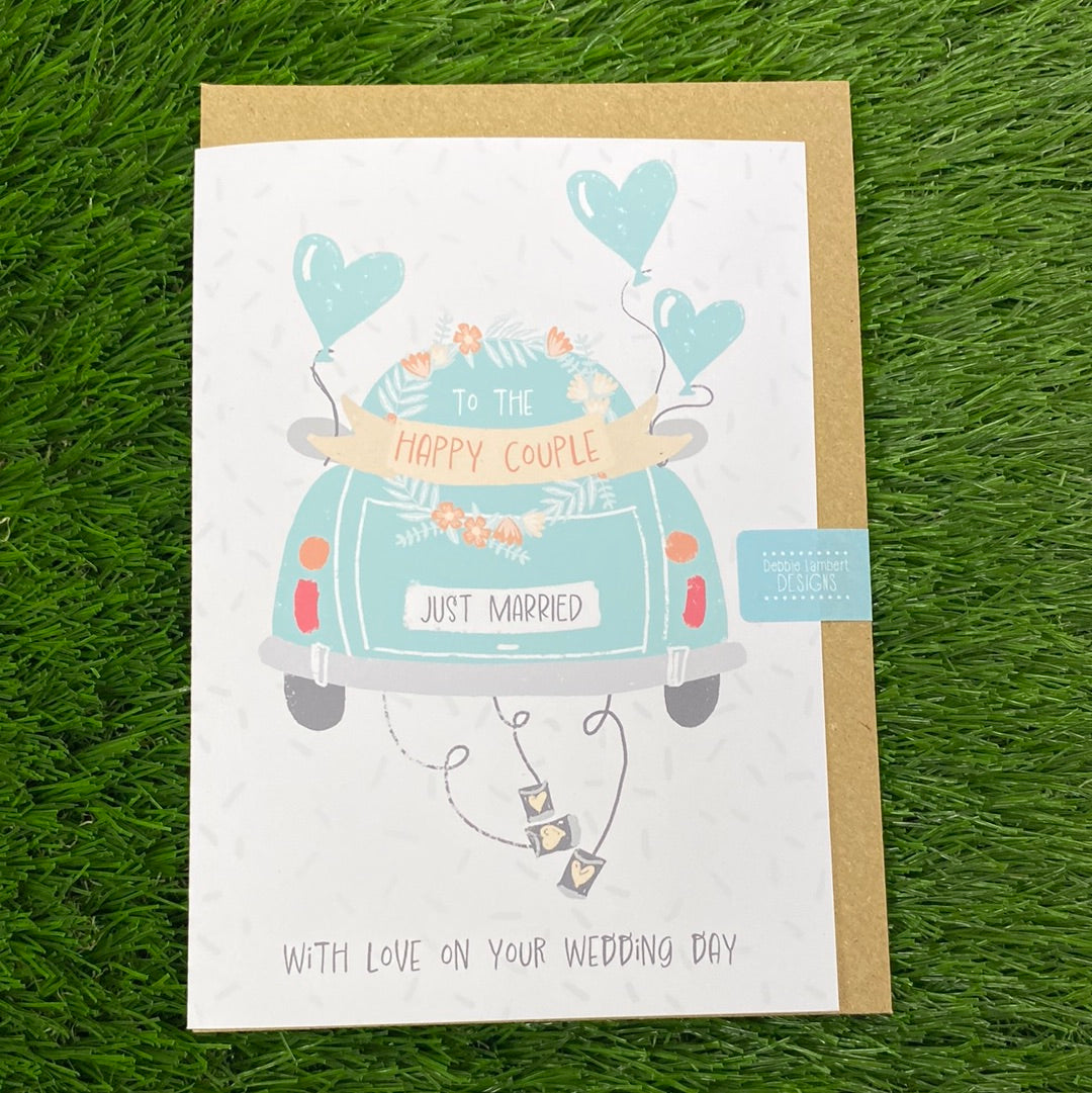 Debbie Lambert Designs Just Married Card