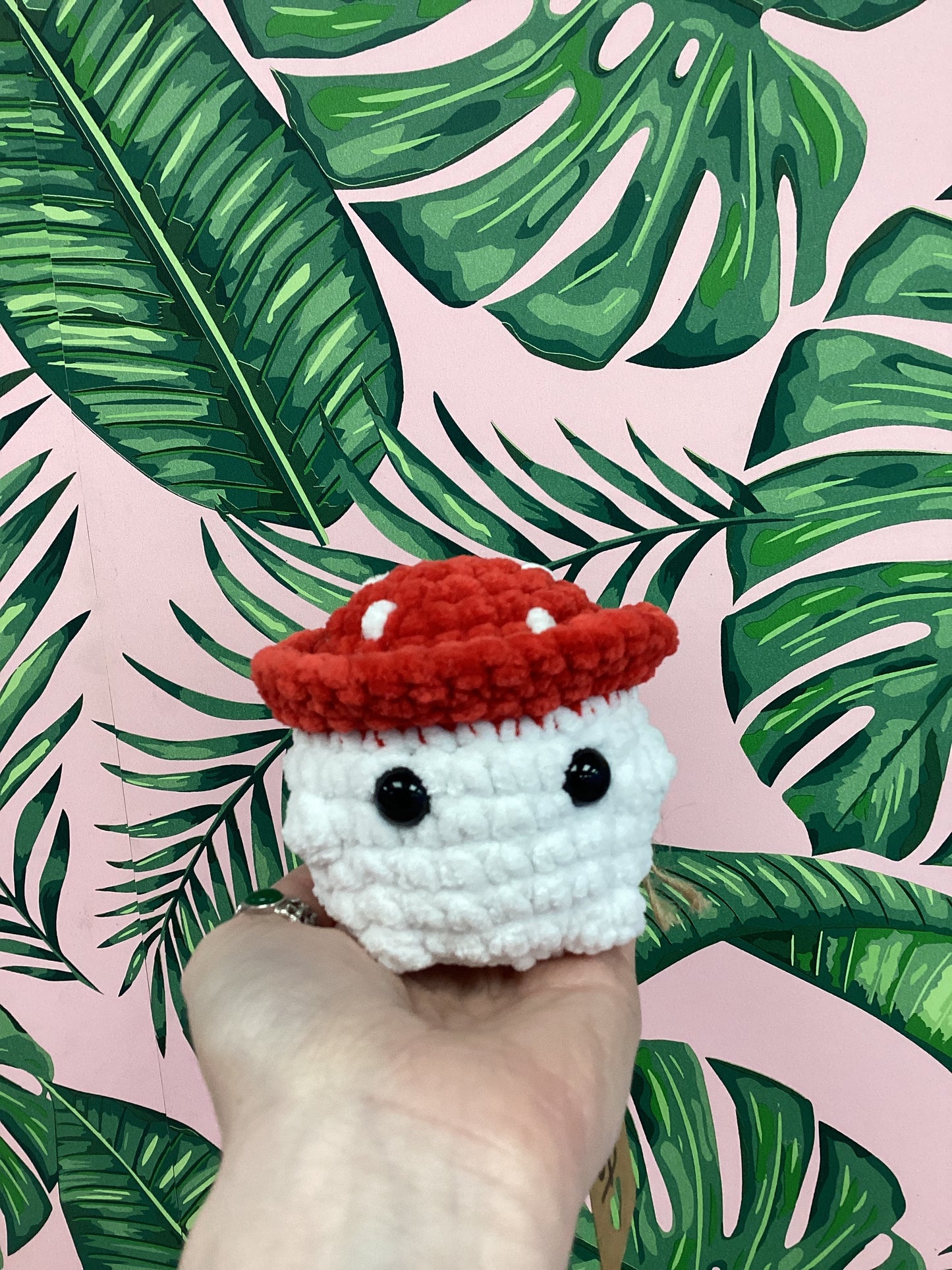 Crocheted Mushroom by Aurora Crochet