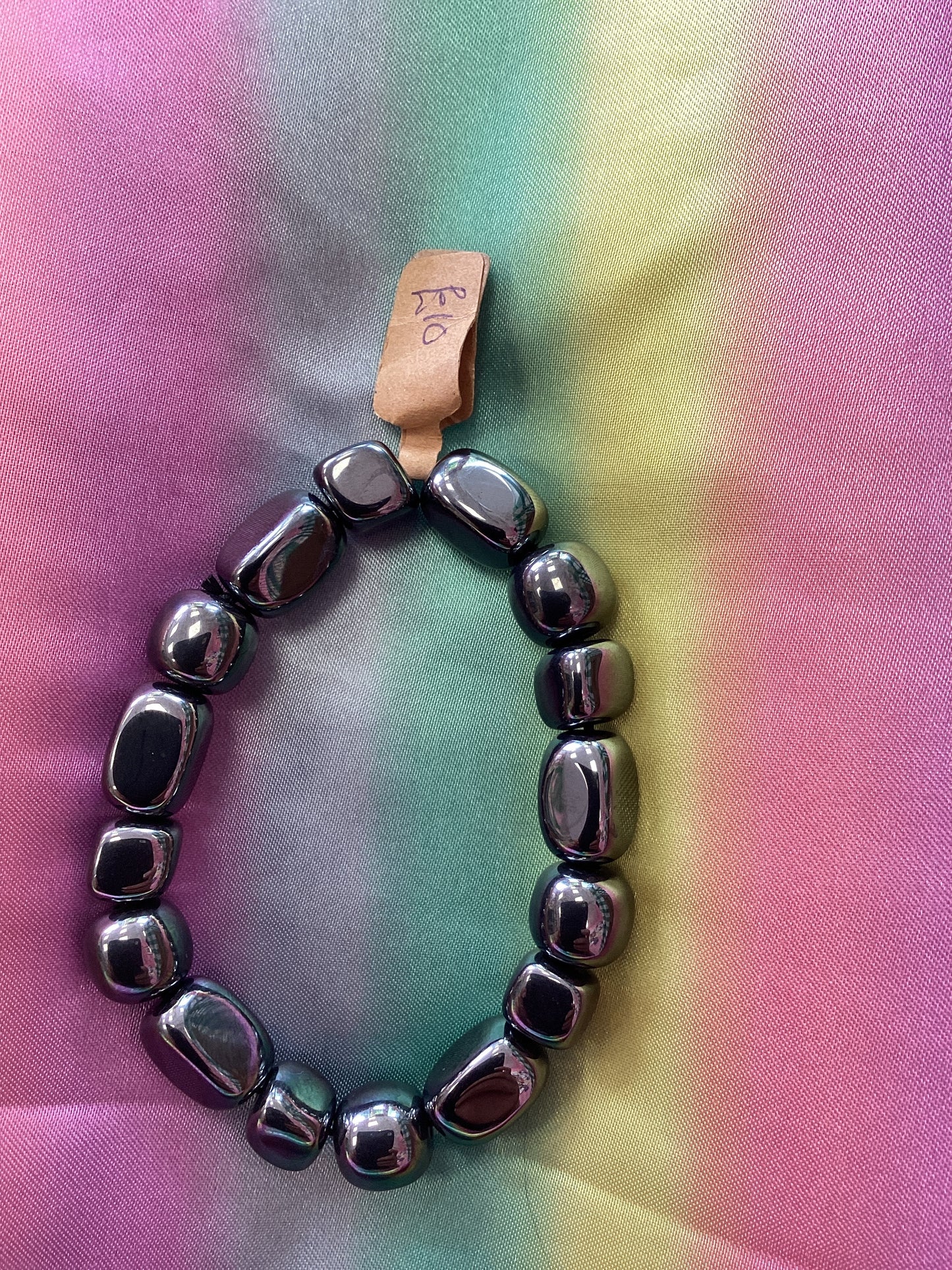 Hematite Tumble Bracelet by Nu-Ra Majick
