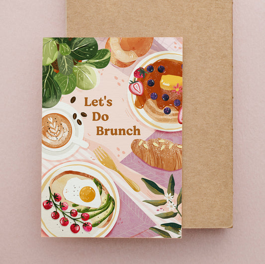 Birthday Brunch Card by Anna Cheng