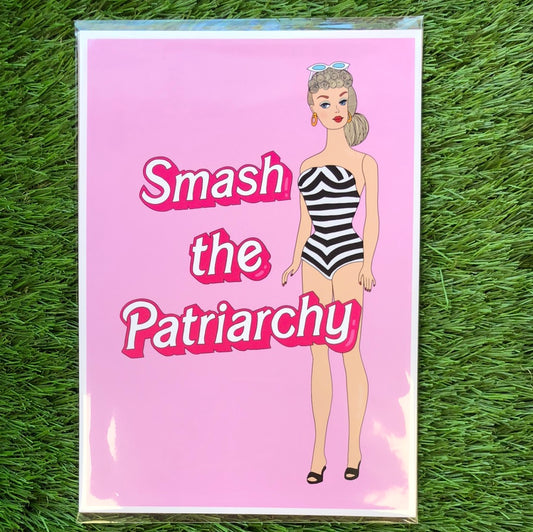 Sinead & Peggy A5 Print Smash the Patriarchy