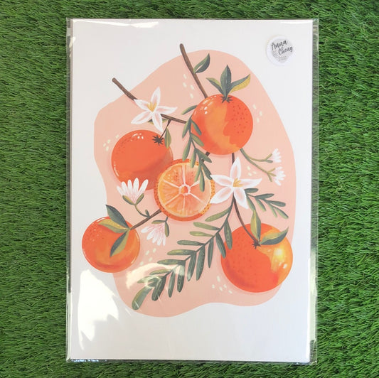 Anna Cheng A4 Print - Oranges