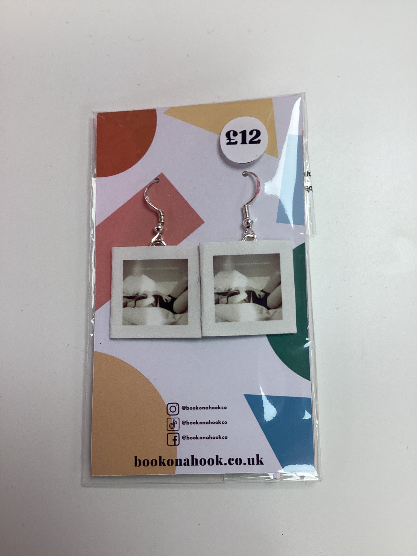 Book Earrings by Book on a Hook