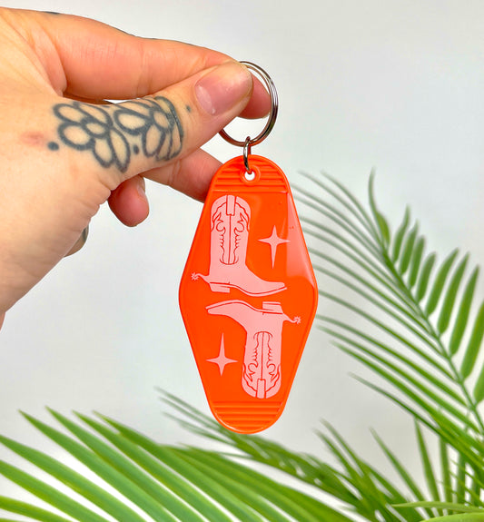 Motel Keychain - Cowboy Boots by Buba Goods