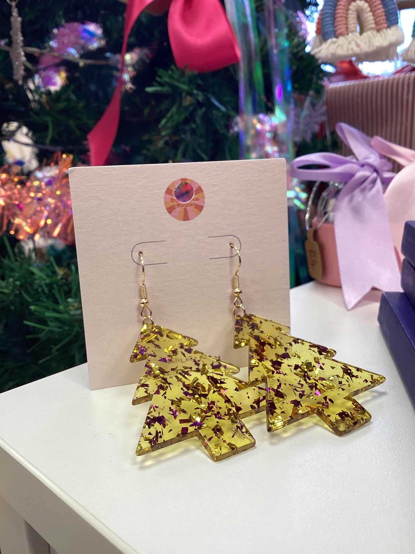 Christmas Earrings by The Campervan Crafter