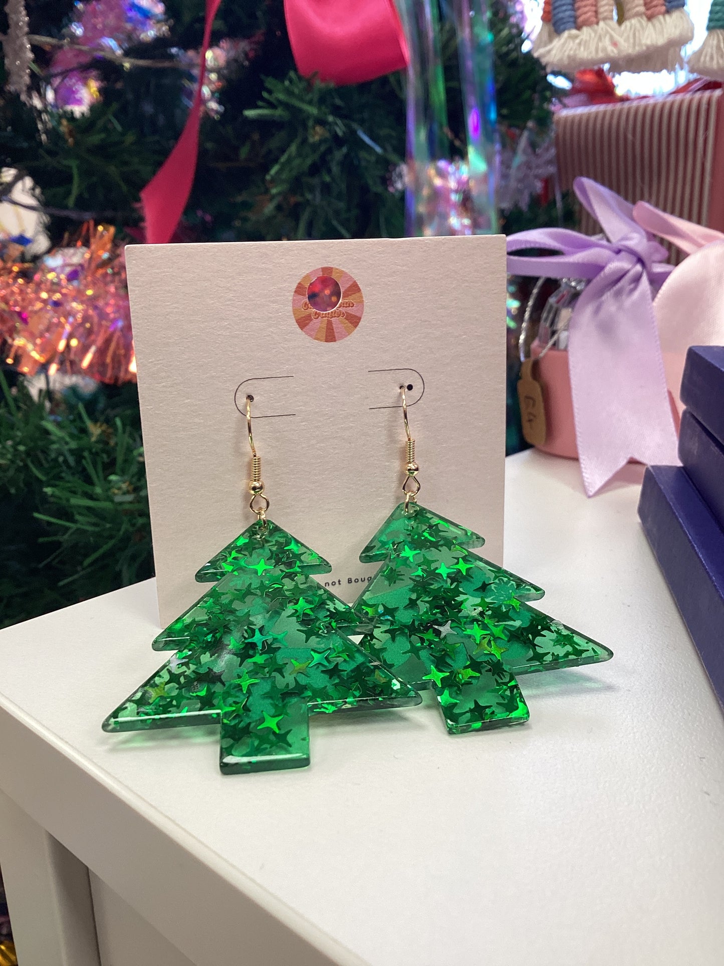 Christmas Earrings by The Campervan Crafter