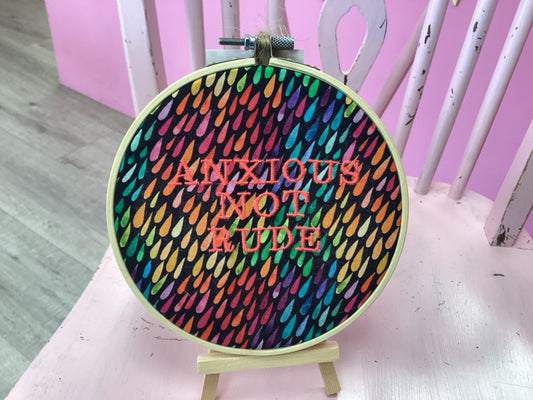 Anxious not rude (rainbow drops) by Toria Creates