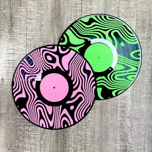 Buba Goods LP Record Wall Plaque - Swirl Pattern