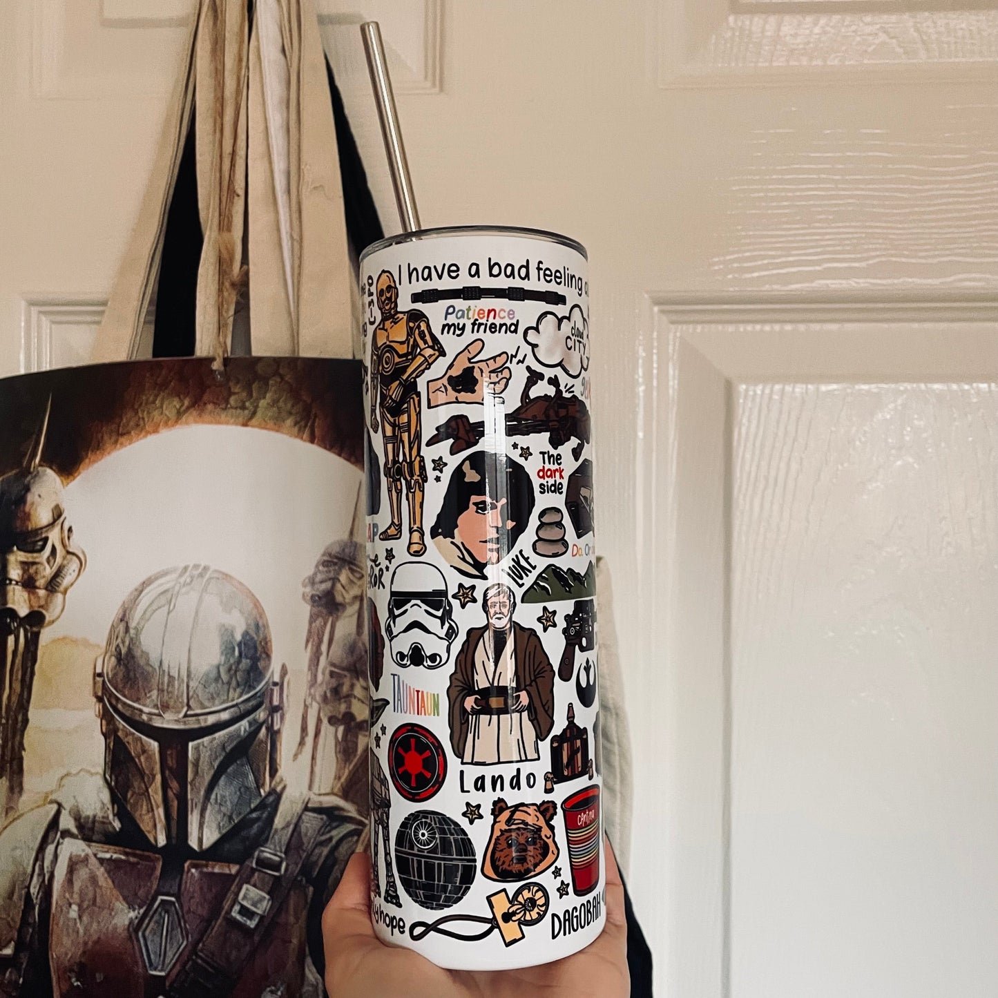 Tumbler bottles by Destiny May Design