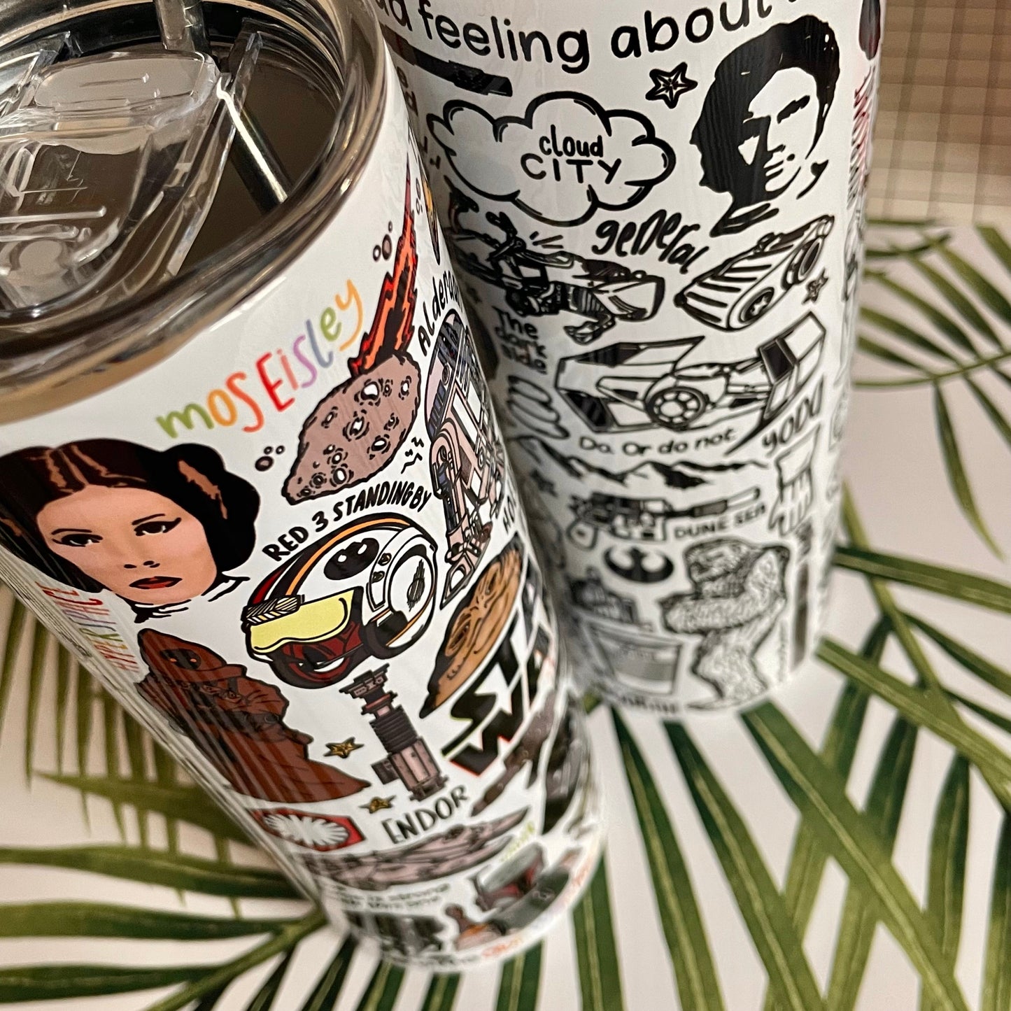 Tumbler bottles by Destiny May Design