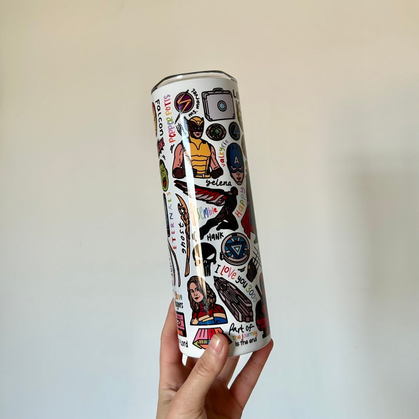 Tumbler bottles by Destiny May Design