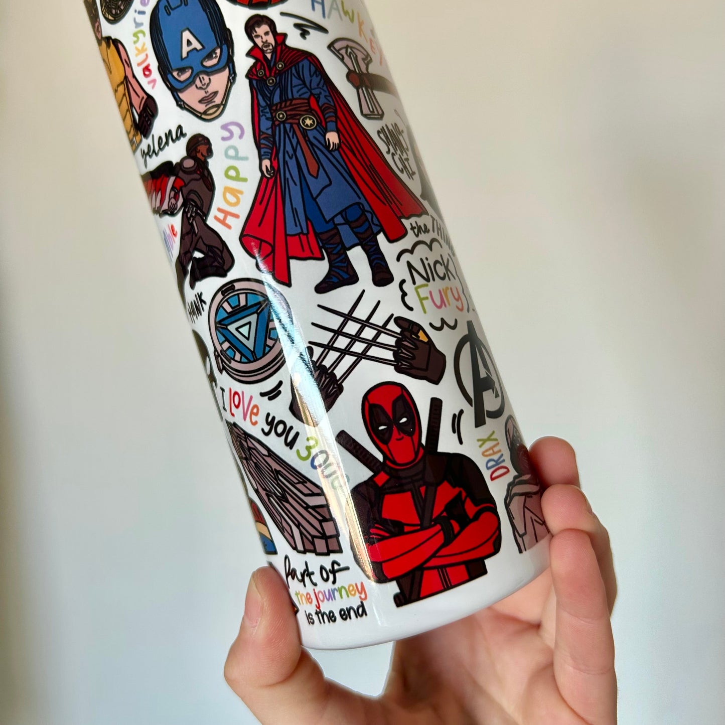 Tumbler bottles by Destiny May Design