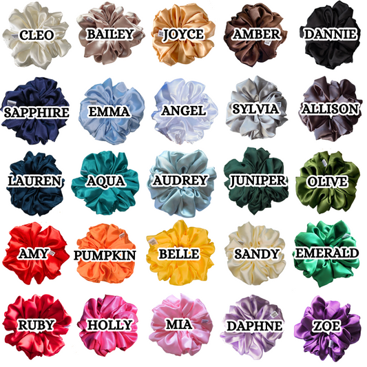 XL Satin Scrunchies by Fauna Rose