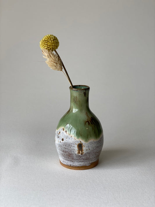 Moss & Sand Mini Bud Vase - by Ceramics in the Annexe