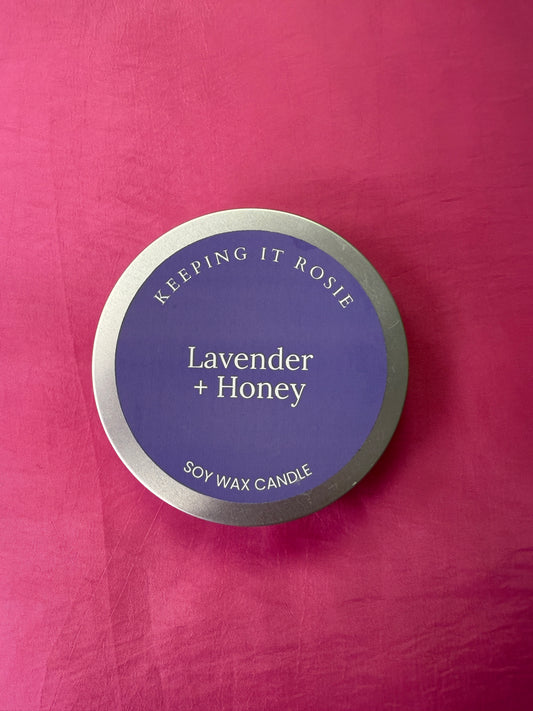 Lavender & Honey candle by Keeping It Rosie