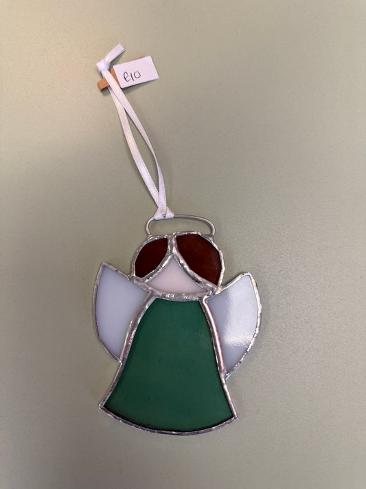 Angel (green) by Sarah Wales Glass