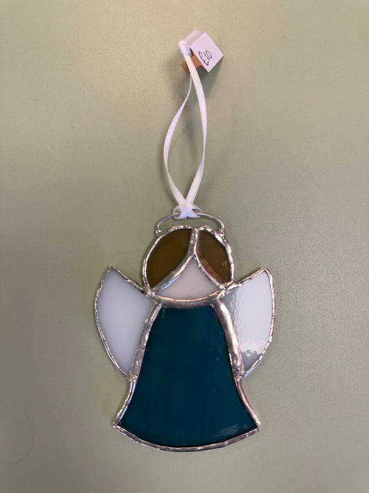 Angel (blue) by Sarah Wales Glass