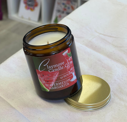 Watermelon Margarita Candle by Claymore Candle. Co