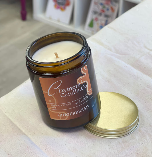 Gingerbread Candle by Claymore Candle. Co