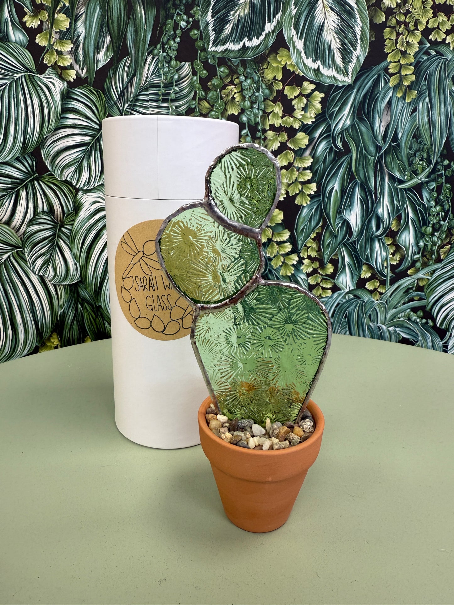 Cactus 3 by Sarah Wales Glass