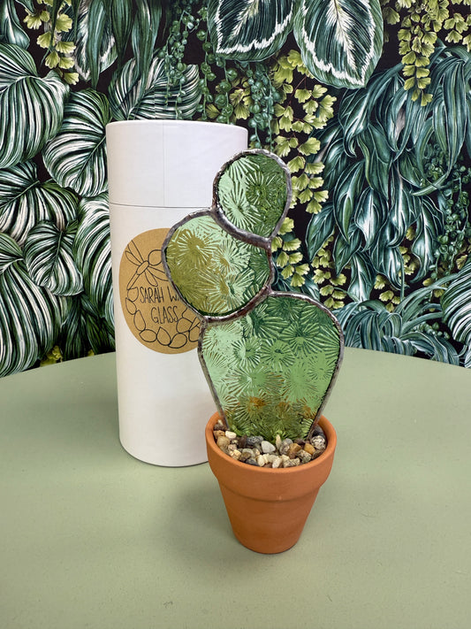 Cactus 3 by Sarah Wales Glass