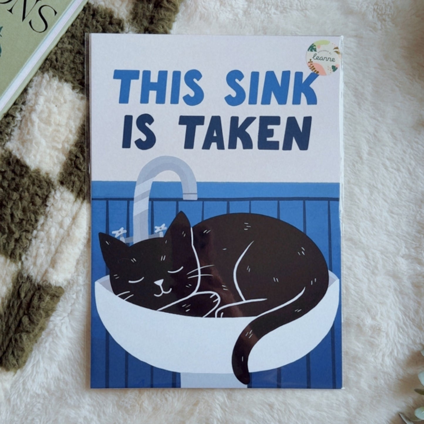 This Sink is Taken 5x7 inch Print by Designed by Leanne