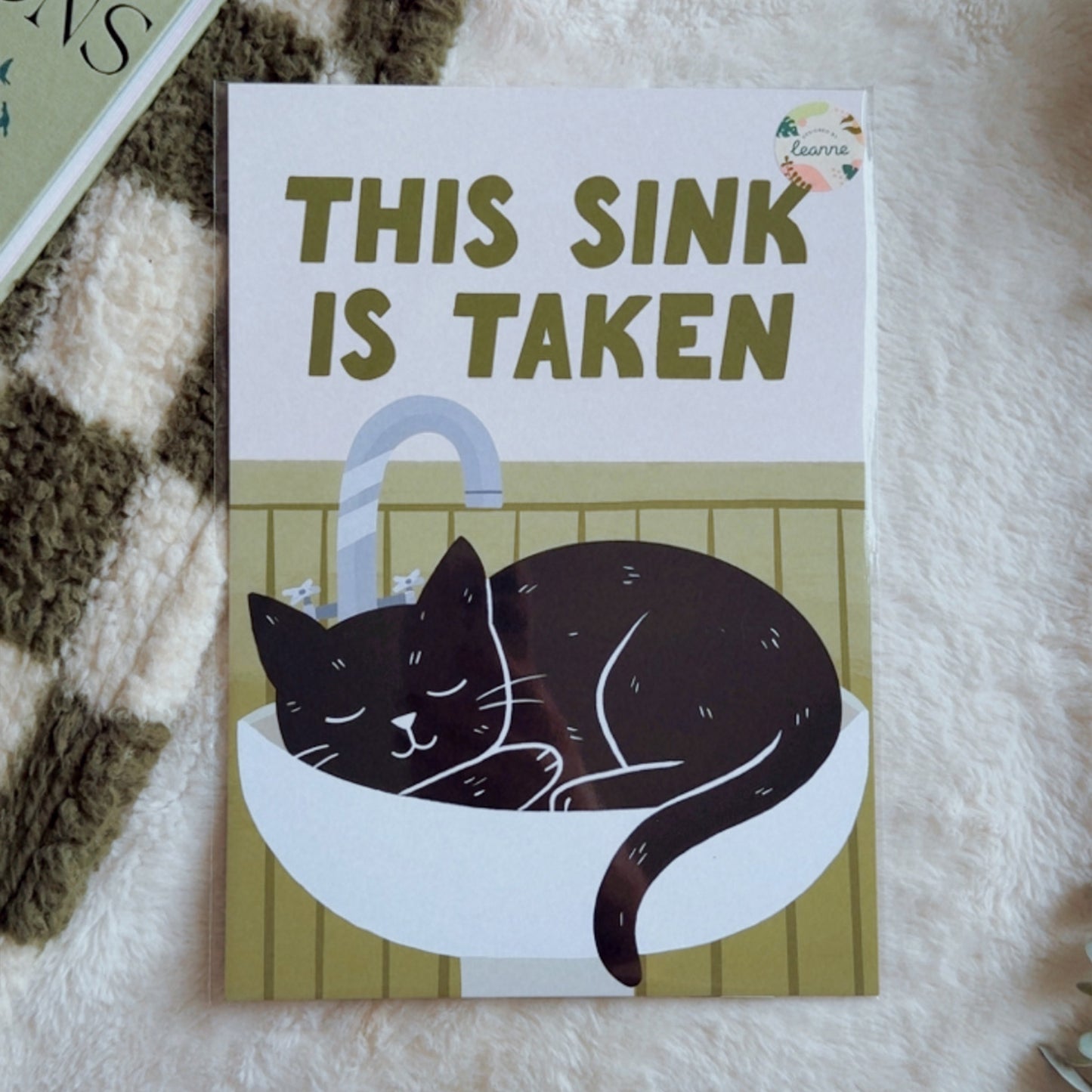 This Sink is Taken 5x7 inch Print by Designed by Leanne