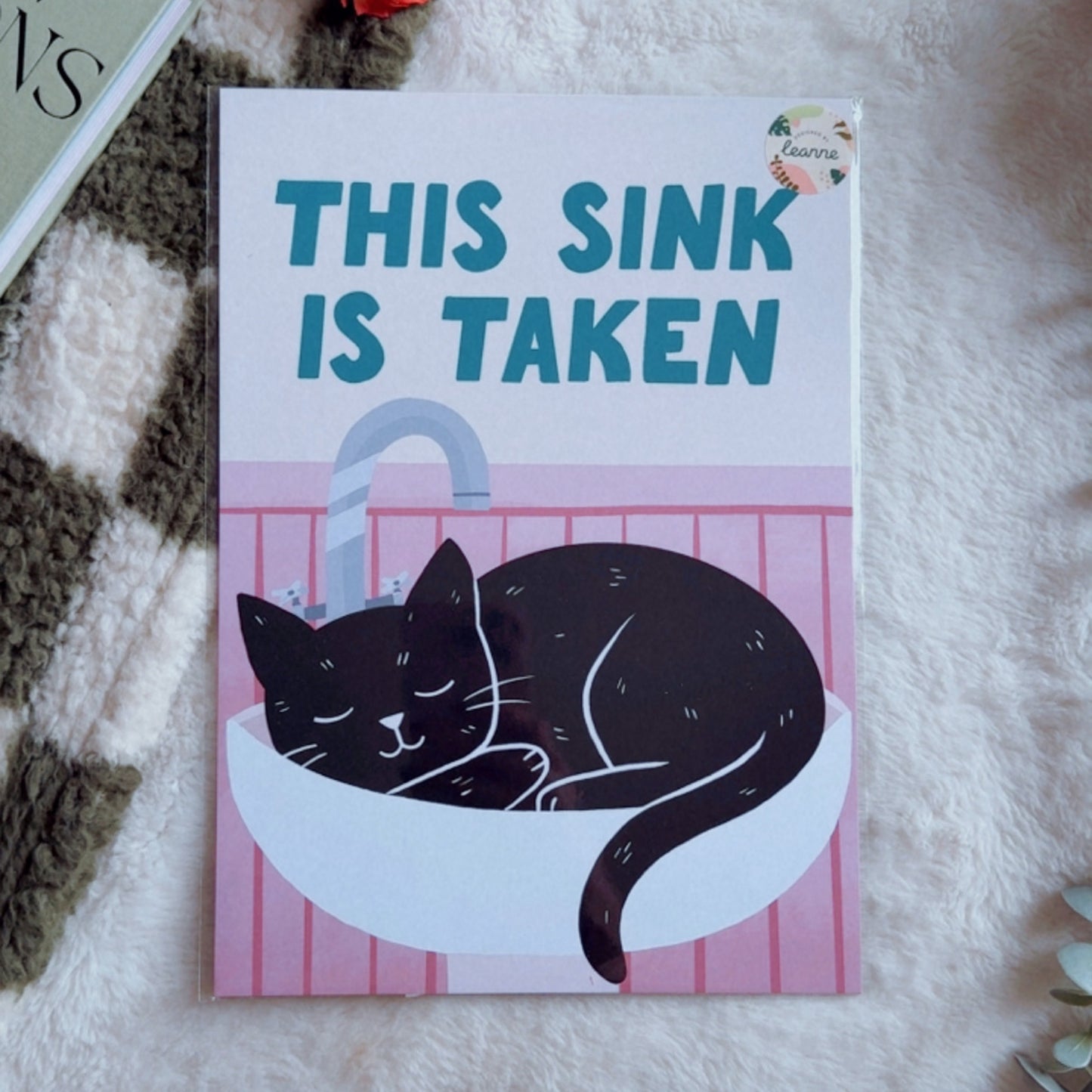 This Sink is Taken 5x7 inch Print by Designed by Leanne