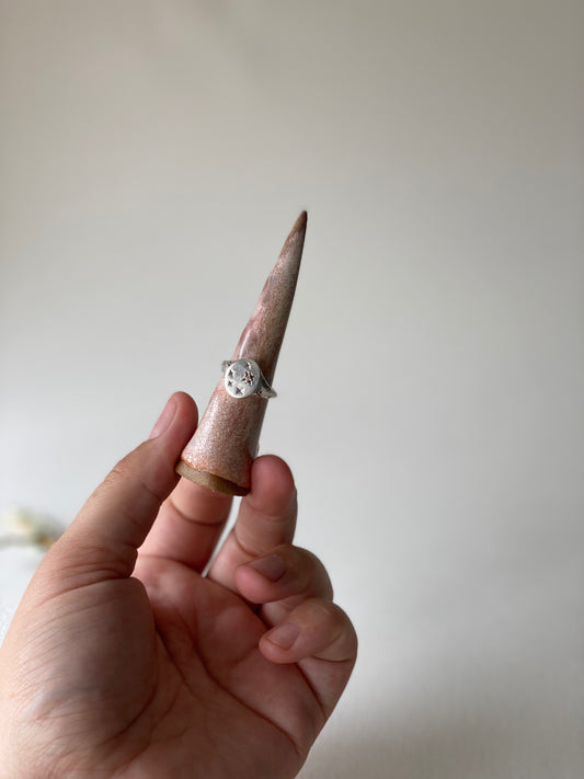 Rose Dusk Ring Point - by Ceramics in the Annexe