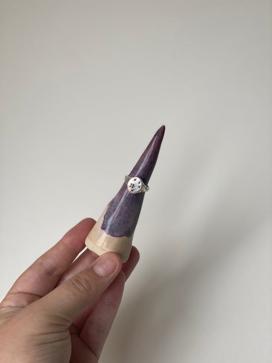 Lavender Blush Ring Point - by Ceramics in the Annexe